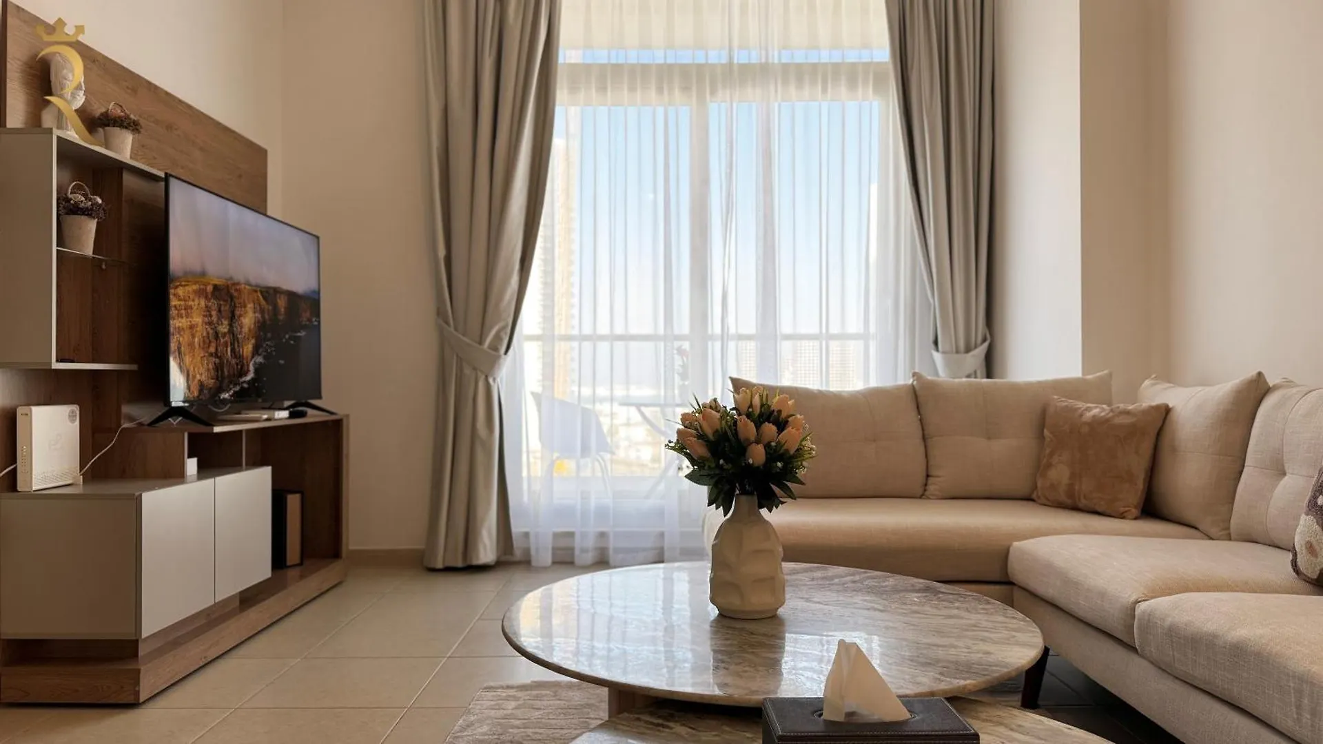 Апартаменты Relaxing 1Br Retreat With Pool In Mangrove Al Reem Абу-Даби
