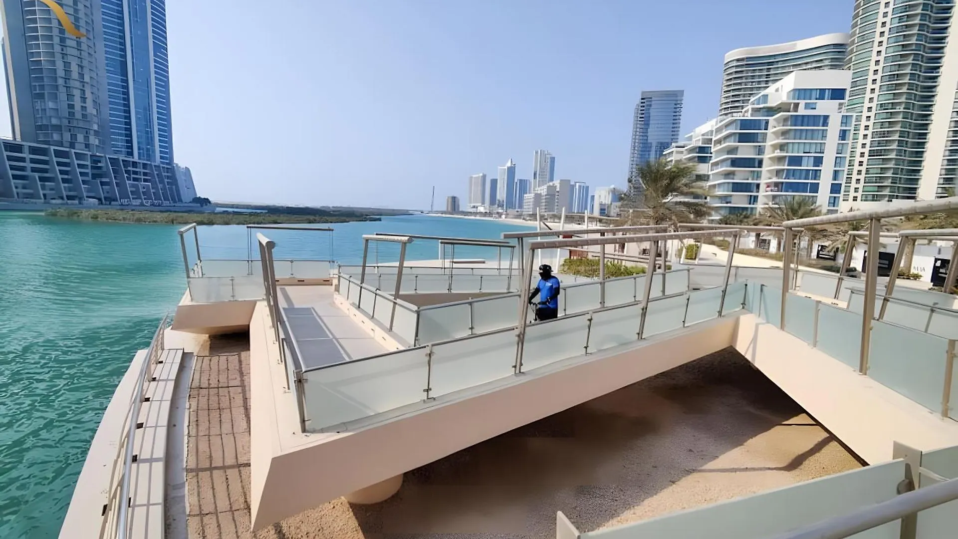 Апартаменты Relaxing 1Br Retreat With Pool In Mangrove Al Reem Абу-Даби