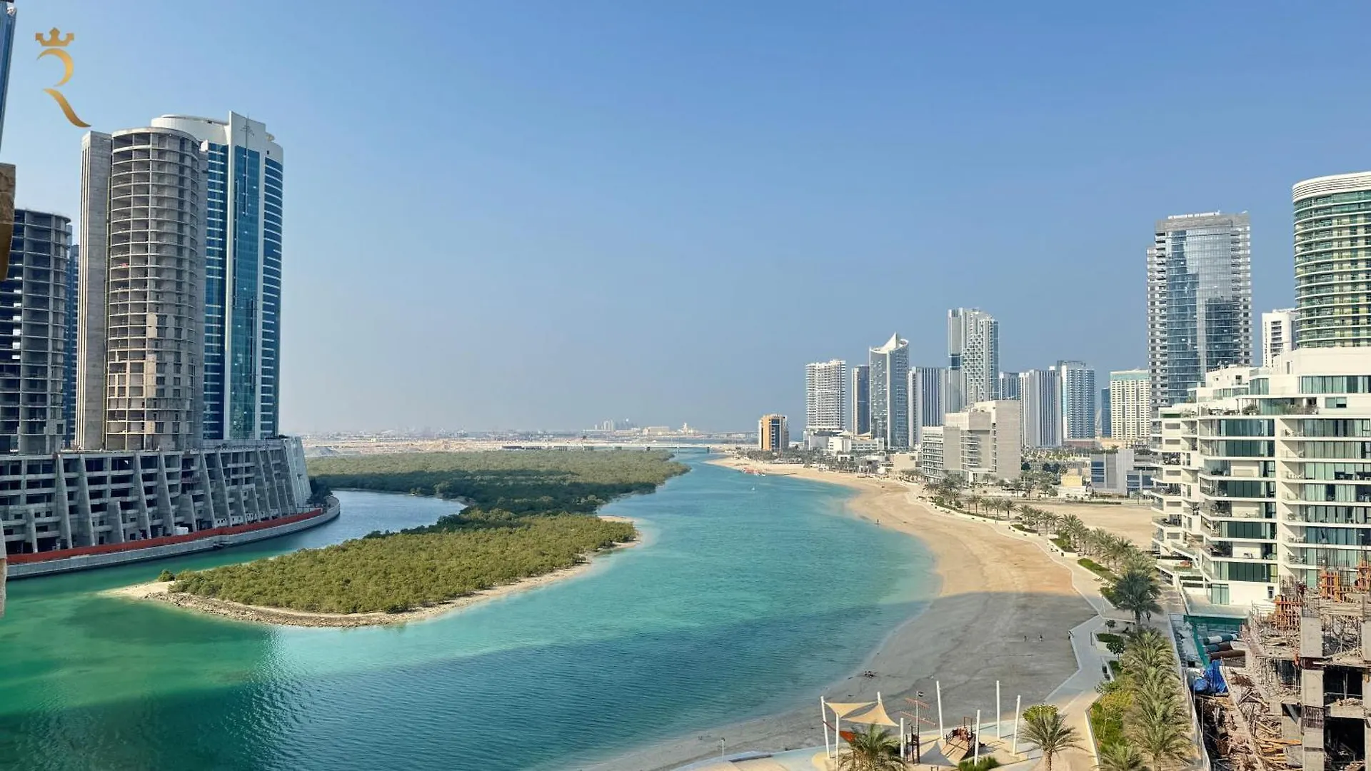 Апартаменты Relaxing 1Br Retreat With Pool In Mangrove Al Reem Абу-Даби