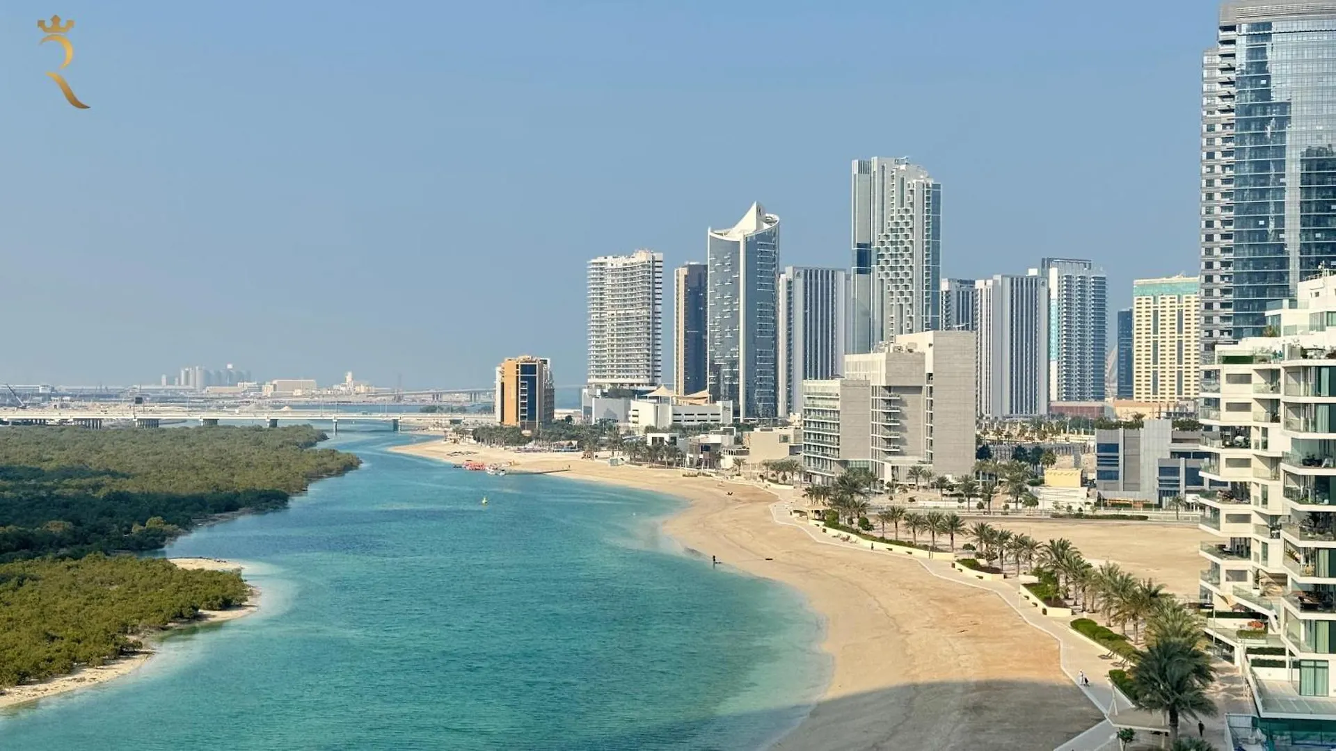 Апартаменты Relaxing 1Br Retreat With Pool In Mangrove Al Reem Абу-Даби